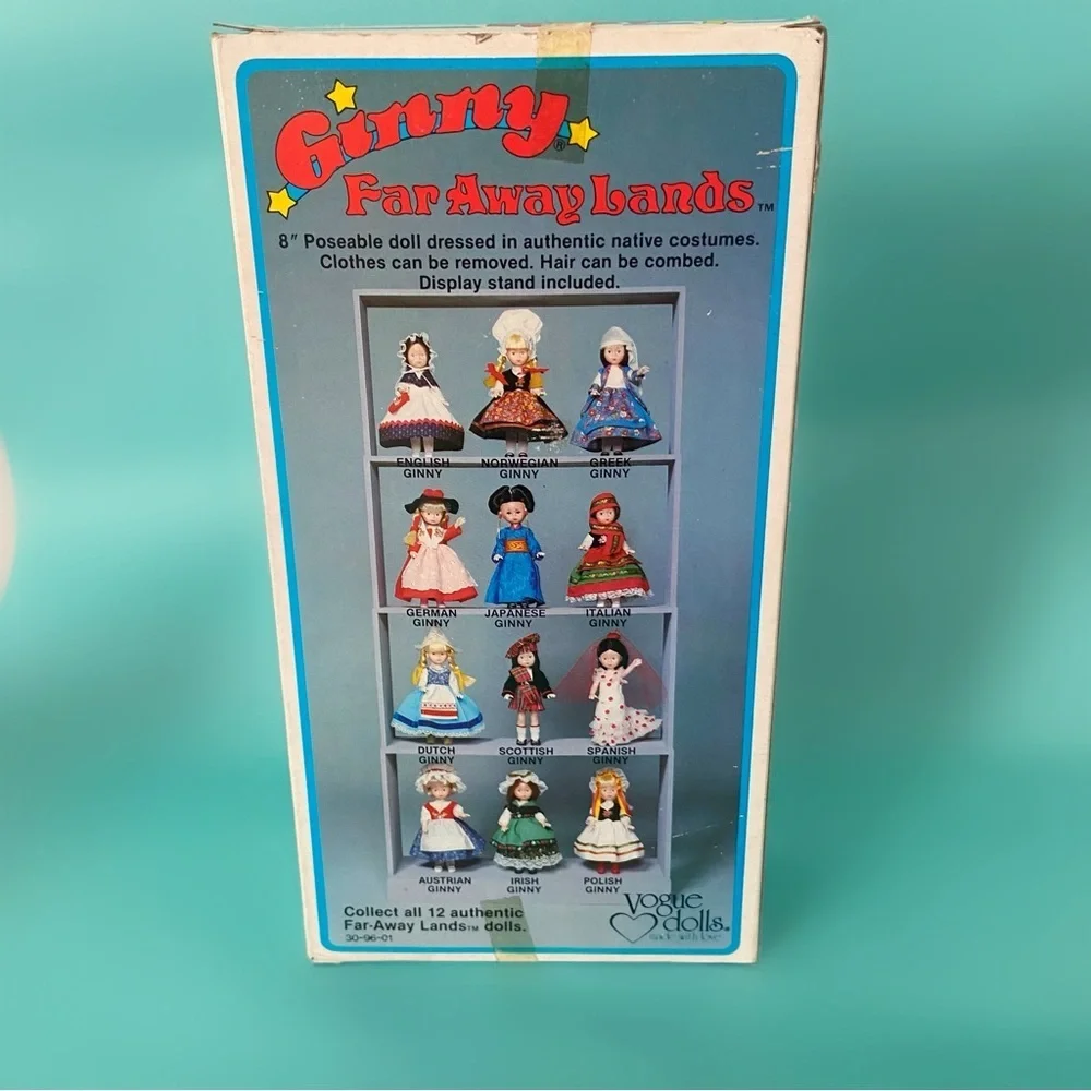 Vintage Ginny doll Spanish far away 1982 new in box toy collectors item